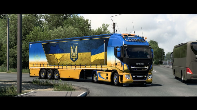 Ukraine No War Trucks & Trailers